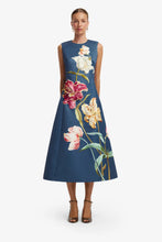 Load image into Gallery viewer, Cleo Embroidered Sleeveless Midi Dress | Leo Lin