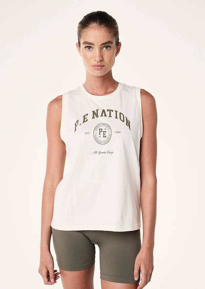 Liberty Tank, Whisper White | P E Nation