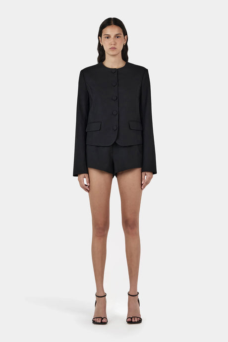 Millard Cropped Jacket, Black  | Hansen & Gretal