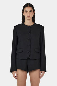 Millard Cropped Jacket, Black  | Hansen & Gretal