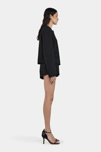 Millard Cropped Jacket, Black  | Hansen & Gretal
