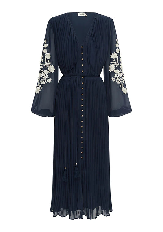 Willow Pleat Maxi Dress | MOS The Label