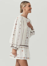 Load image into Gallery viewer, Sabrina Embroidery Mini Dress | MOS