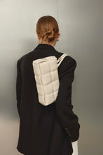Load image into Gallery viewer, Margot Ivory Leather Woven Baguette | Vestirsi