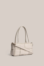 Load image into Gallery viewer, Margot Ivory Leather Woven Baguette | Vestirsi