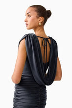 Load image into Gallery viewer, Marisol Cowl Neck Gown, Charcoal | Elliatt