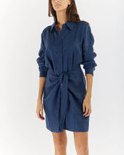Load image into Gallery viewer, Marseille Linen Shirt Dress