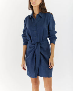 Marseille Linen Shirt Dress