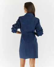 Load image into Gallery viewer, Marseille Linen Shirt Dress
