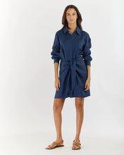 Load image into Gallery viewer, Marseille Linen Shirt Dress