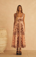 Load image into Gallery viewer, Infiorata Embroidered Empire Maxi Dress | Aur Ocea