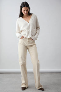 Edina Cardigan Seashell | Mia Fratino
