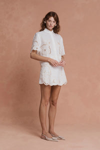Milicent Top White | Lovaan