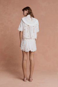 Milicent Top White | Lovaan