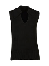 Load image into Gallery viewer, Mimi Knit Vest Black / Ena Pelly