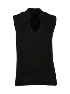 Mimi Knit Vest Black / Ena Pelly