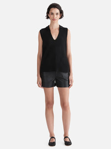 Mimi Knit Vest Black / Ena Pelly