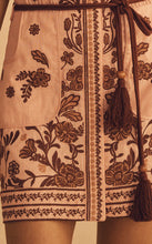 Load image into Gallery viewer, Infiorata Embroidered Mini Shirt Dress | Aur Ocea