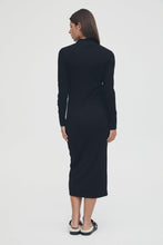 Load image into Gallery viewer, Mock Neck L/S Dress Black / Legoe Heritage