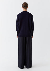 Avon Knit Pullover, Navy  | Morrison