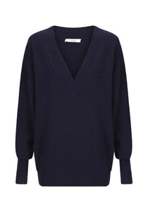Avon Knit Pullover, Navy  | Morrison