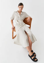 Load image into Gallery viewer, Bodhi Linen Shirt Dress Natural | Morrison