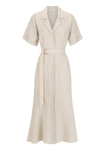 Load image into Gallery viewer, Bodhi Linen Shirt Dress Natural | Morrison