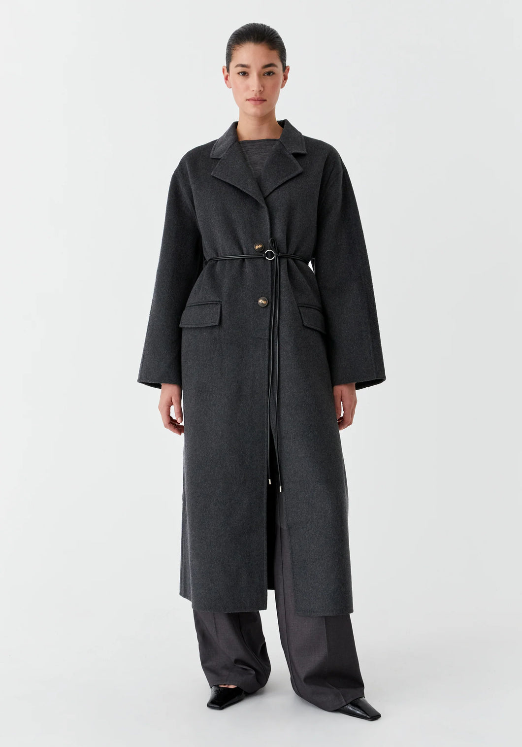 Myles Coat, Charcoal | Morrison