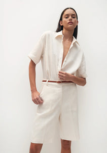 Annie Linen Shirt, Ivory | Morrison