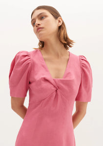 Irena Linen Dress, Azalea | Morrison