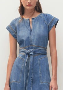 Lenny Denim Dress Blue | Morrison