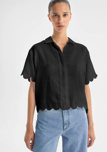 Constance S/S Shirt Black | Morrison