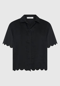 Constance S/S Shirt Black | Morrison