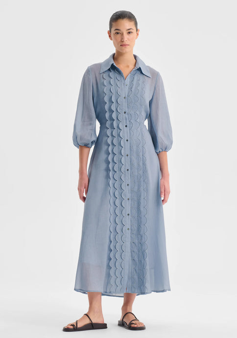 Constance Shirt Dress Sky | Morrison