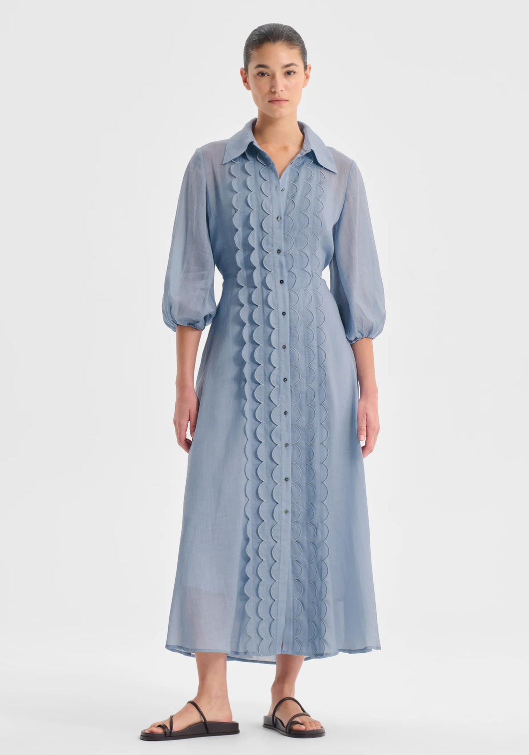 Constance Shirt Dress Sky | Morrison