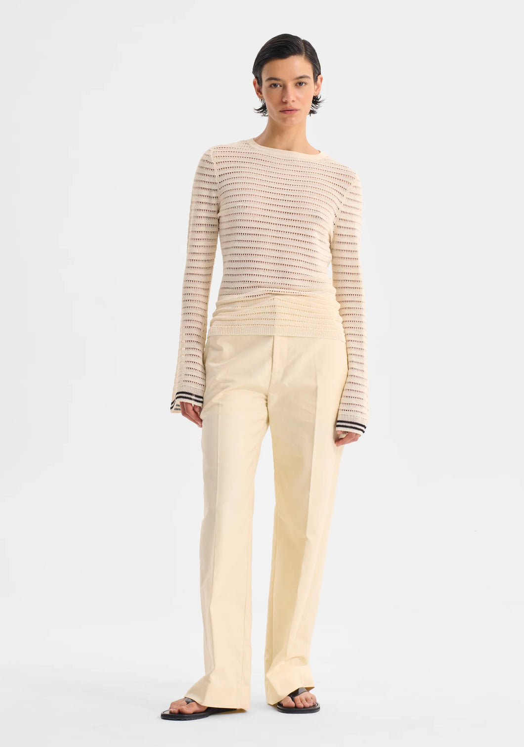 Dallas Knit Pullover Milk | Morrison
