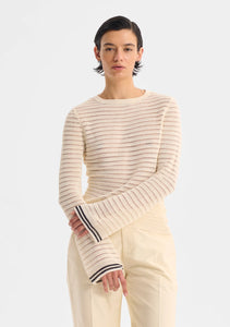 Dallas Knit Pullover Milk | Morrison