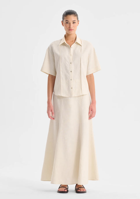 Maisey Linen Shirt Ecru | Morrison
