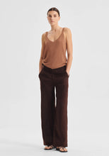Load image into Gallery viewer, Sonny Linen Pant Chocolate | Morrison