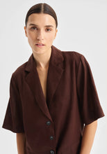 Load image into Gallery viewer, Sonny Linen Shirt Chocolate | Morrison