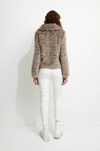 Mystique Cropped Jacket Natural | Unreal Fur