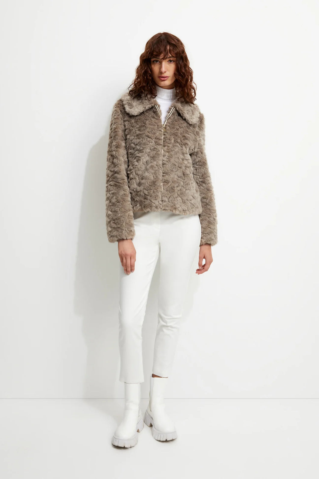 Mystique Cropped Jacket | Unreal Fur