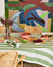 Load image into Gallery viewer, Moss Stripe 4P Napkin Set One Size | Kip &amp; Co
