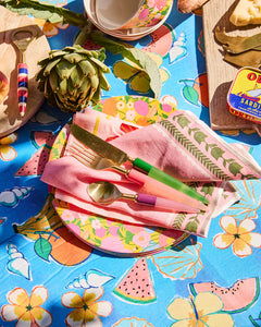 Flower Chain Embroidered 4P Napkin Set | Kip & Co