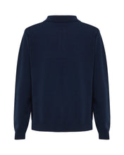 Load image into Gallery viewer, Jannie Wool Rugby Navy / Iris and Wool