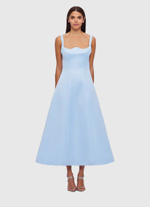 Odette Midi Dress, Sky Blue | Leo Lin
