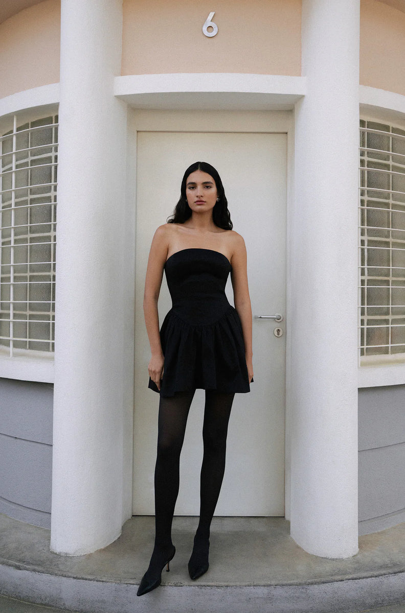 Partridge Taffeta Dress Black | Hansen & Gretal – Ted & Olive Boutique