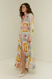 Aria Dress, Siesta Tile | Palm Noosa