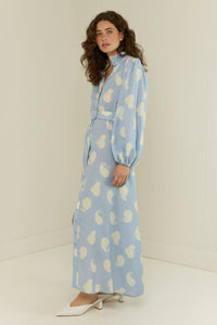 Tessie Dress Periwinkle Paisley | Palm Noosa