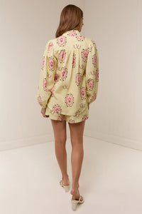 Bella Blouse Savanna Tile | Palm Noosa
